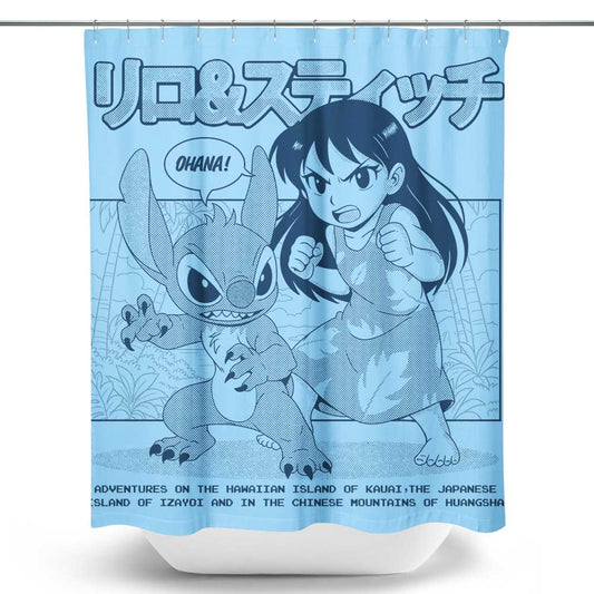 Ohana Manga - Shower Curtain