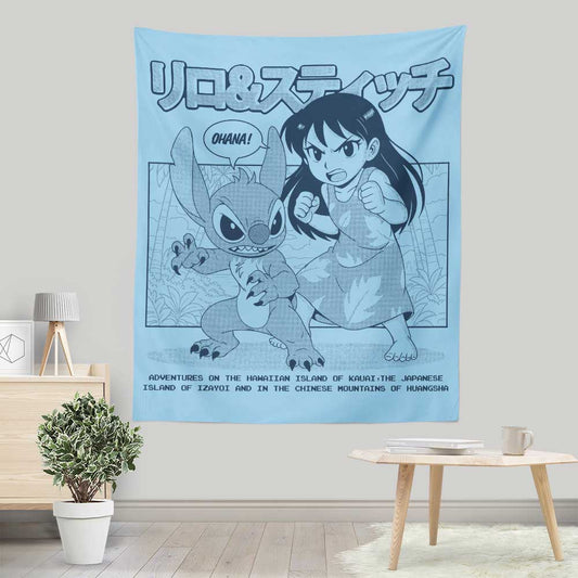 Ohana Manga - Wall Tapestry