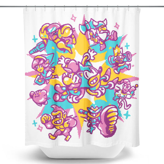 Old Battle - Shower Curtain