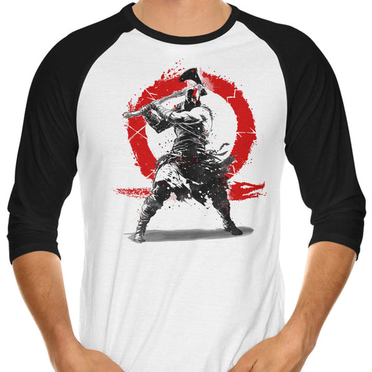 Olympus Wrath - 3/4 Sleeve Raglan T-Shirt
