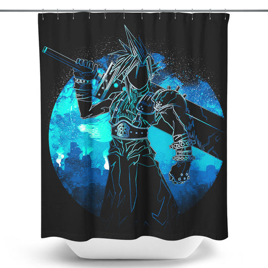 Omni Slash Orb - Shower Curtain
