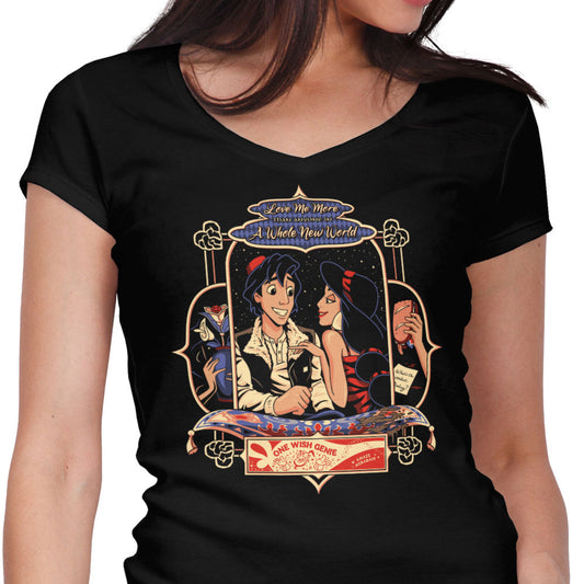 One Wish Genie - Women's V-Neck