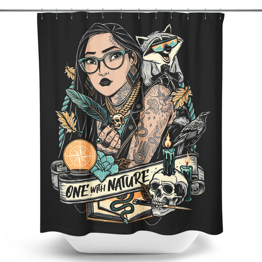 One with Nature - Shower Curtain