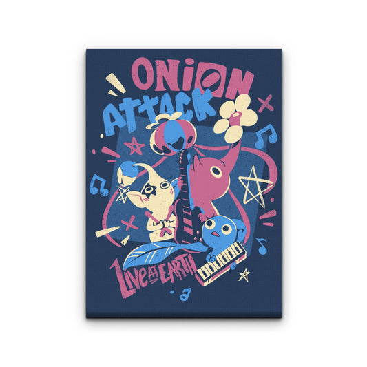 Onion Attack - Canvas Print