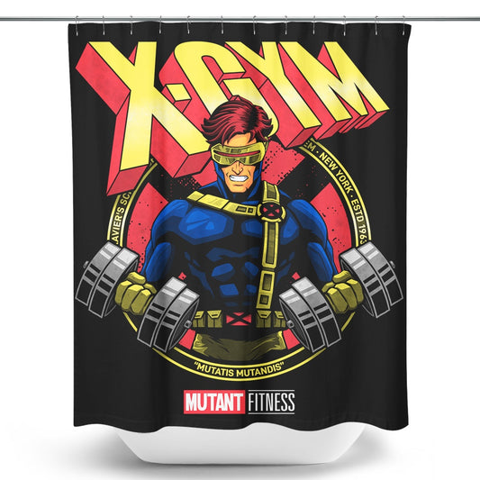 Optic X-Gym - Shower Curtain