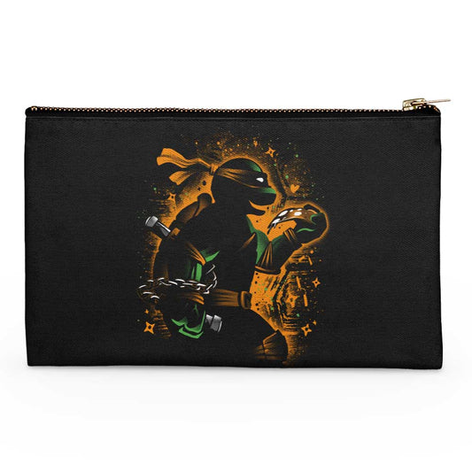 Orange Partying Ninja - Accessory Pouch