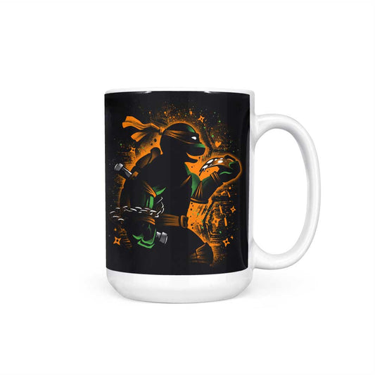Orange Partying Ninja - Mug