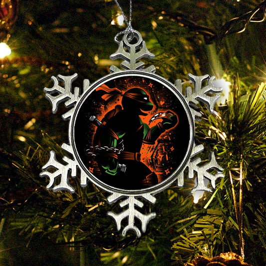 Orange Partying Ninja - Ornament