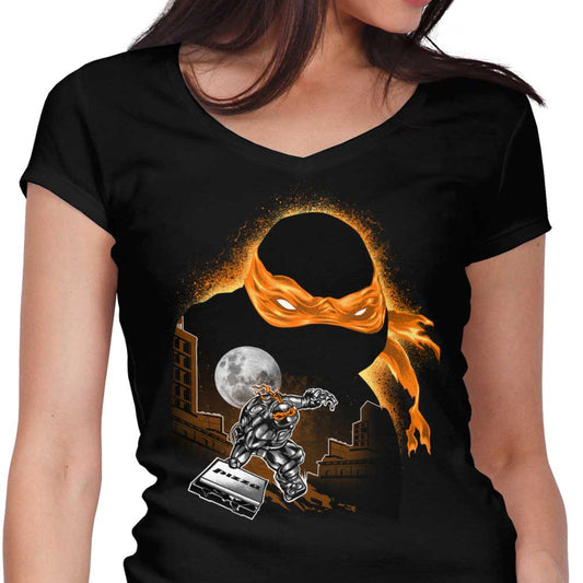 Orange Rush - Women's V-Neck