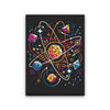 Orbital Atomic Dice - Canvas Print