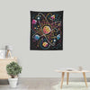 Orbital Atomic Dice - Wall Tapestry