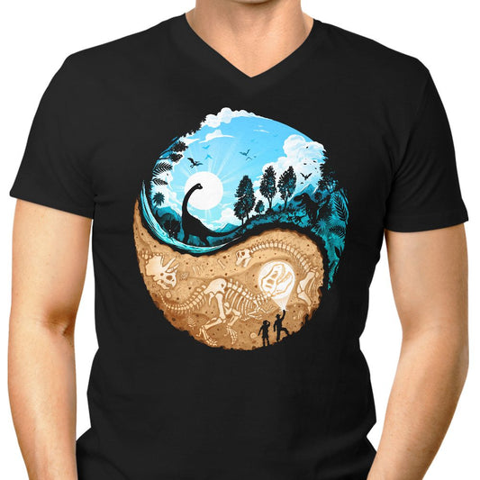 Paleontology Balance - Men's V-Neck