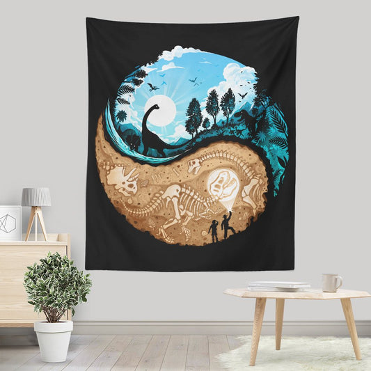 Paleontology Balance - Wall Tapestry