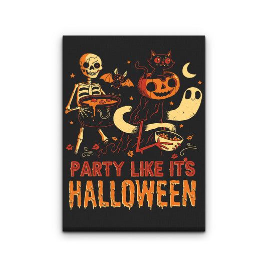 Party Like It's Halloween - Canvas Print