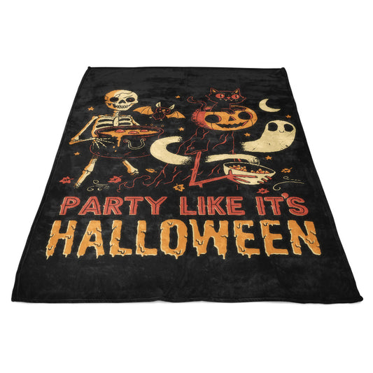 Party Like It's Halloween - Fleece Blanket