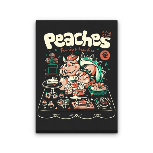 Peach Picnic - Canvas Print