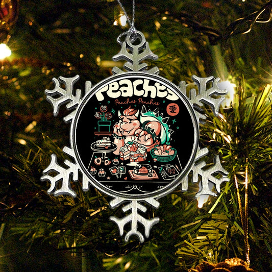 Peach Picnic - Ornament