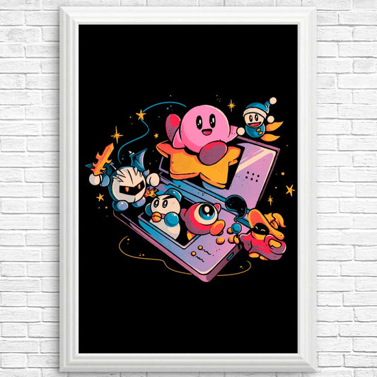 Pink Blob Game - Posters & Prints