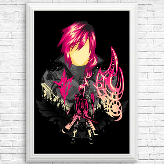 Pink Lightning - Posters & Prints