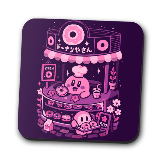 Pink Puff Donuts - Coasters