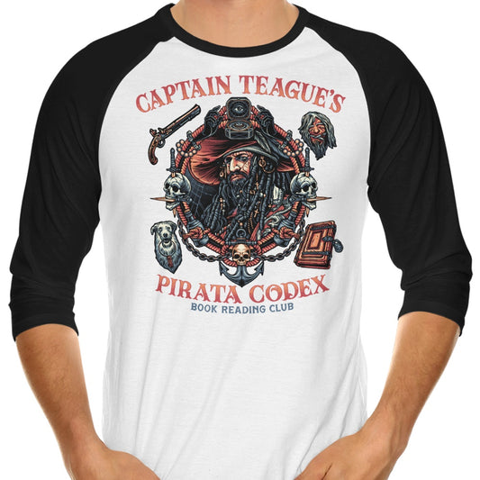 Pirata Codex - 3/4 Sleeve Raglan T-Shirt