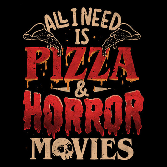 Pizza and Horror - Wall Tapestry