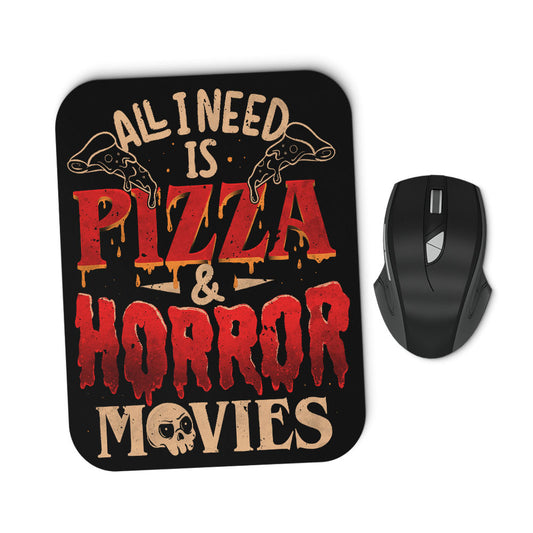 Pizza and Horror - Mousepad