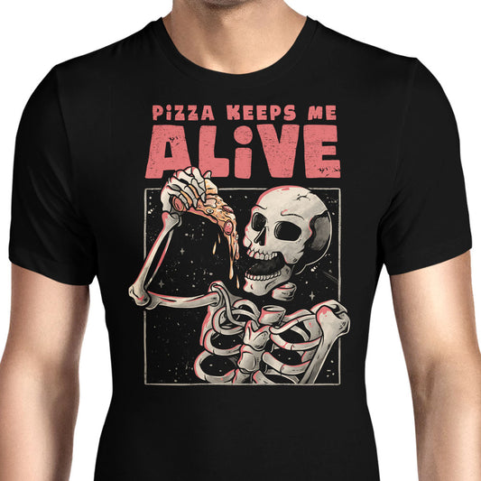 Pizza Keeps Me Alive - Men's Apparel