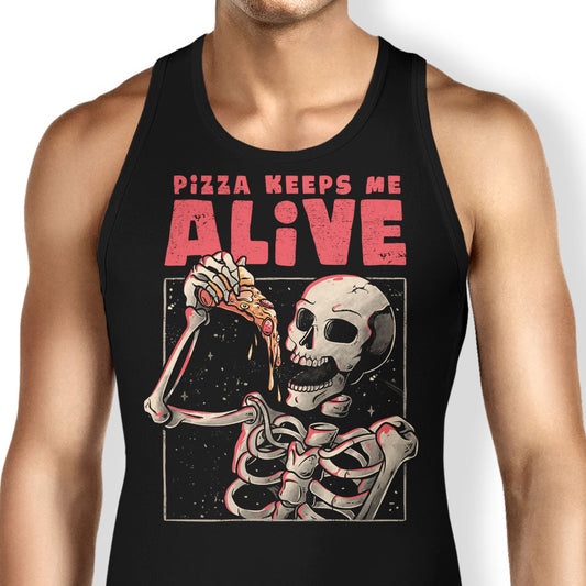 Pizza Keeps Me Alive - Tank Top