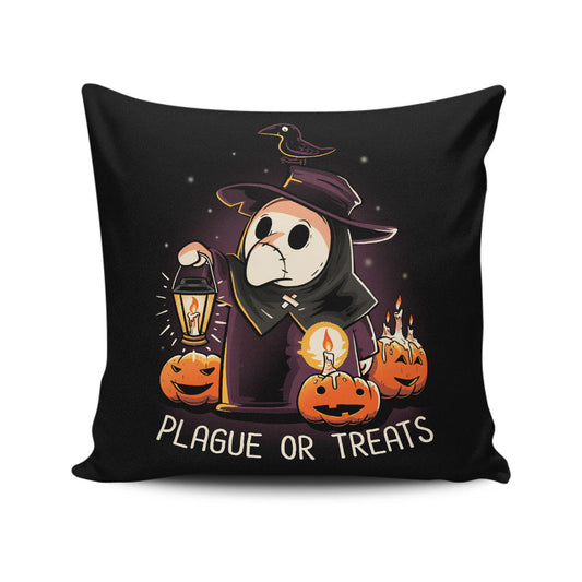 Plague or Treat - Throw Pillow