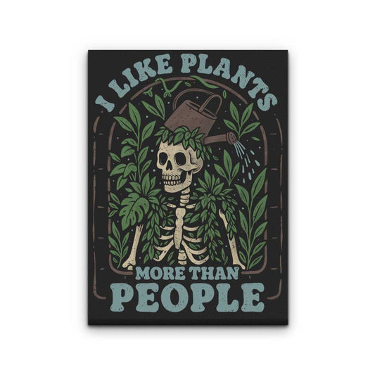Plants More Than People - Canvas Print