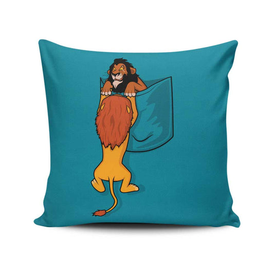 Pocket King - Throw Pillow