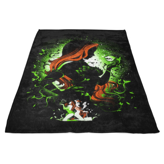Poison Green - Fleece Blanket