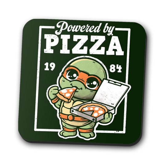 Powered by Pizza - Coasters