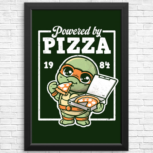 Powered by Pizza - Posters & Prints