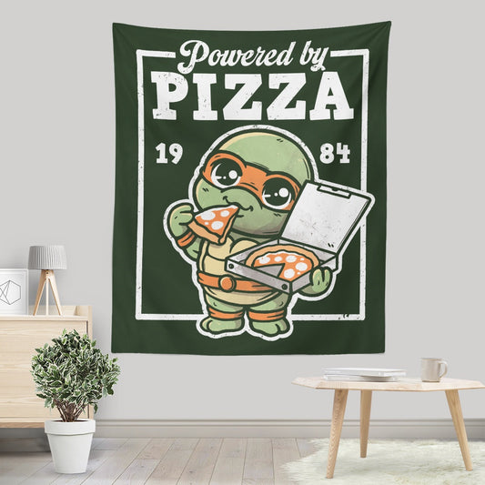 Powered by Pizza - Wall Tapestry