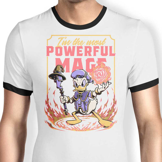 Powerful Duck - Ringer T-Shirt