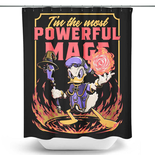 Powerful Duck - Shower Curtain
