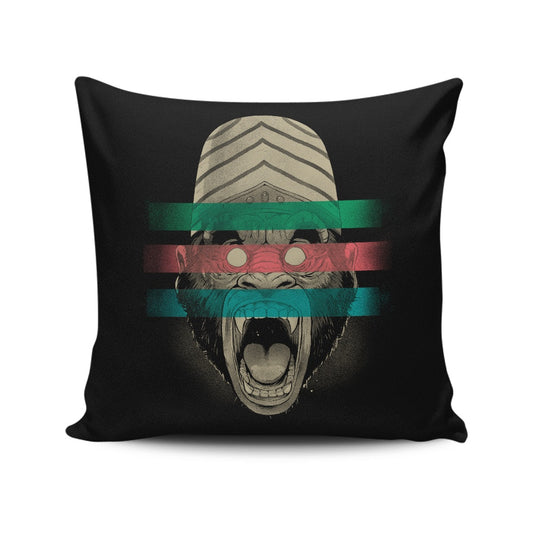 Primate Fury - Throw Pillow