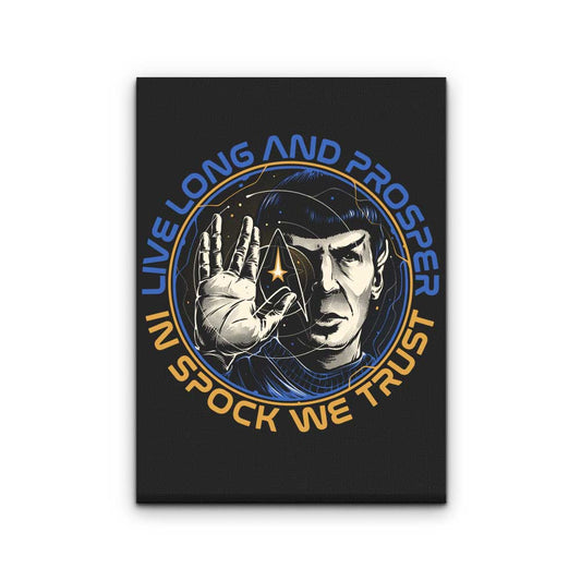 Prosper and Trust - Canvas Print