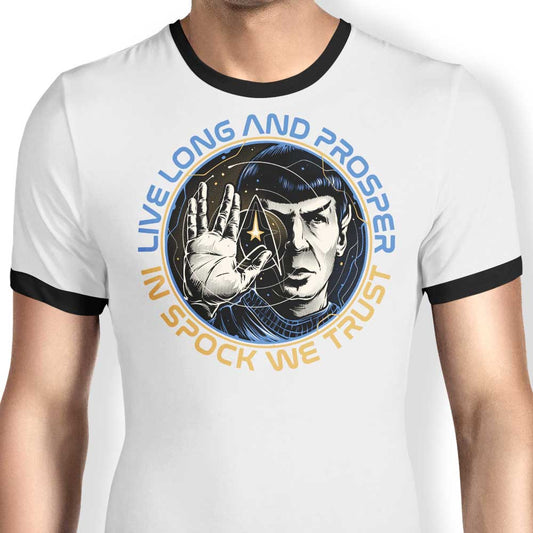 Prosper and Trust - Ringer T-Shirt