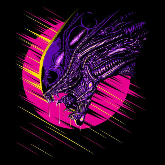 Psychedelic Alien - Throw Pillow