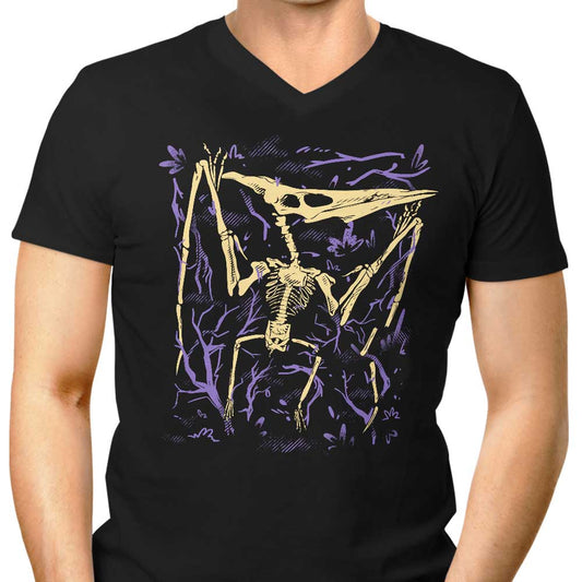 Pteranodon Fossils - Men's V-Neck