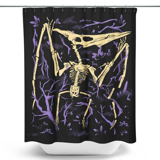 Pteranodon Fossils - Shower Curtain