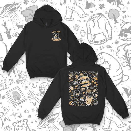 Kitty Foodie (Logo & Doodle) - Pullover Hoodie