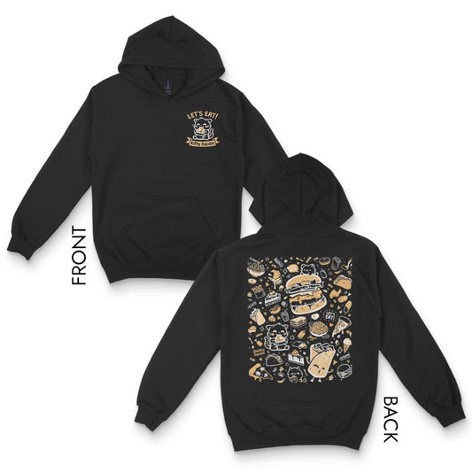 Kitty Foodie (Logo & Doodle) - Pullover Hoodie