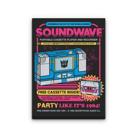Pump Up The Volume - Canvas Print
