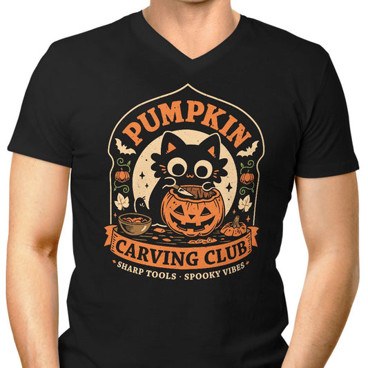 Pumpkin Carving Club - Men's V-Neck