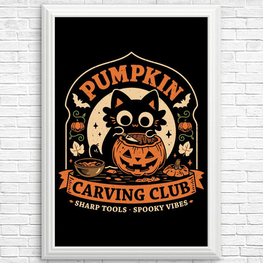 Pumpkin Carving Club - Posters & Prints