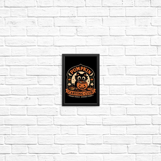 Pumpkin Carving Club - Posters & Prints